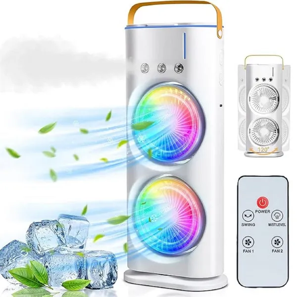 White_Abs_Plastic_Double_End_Air_Cooler_Mist_Fan