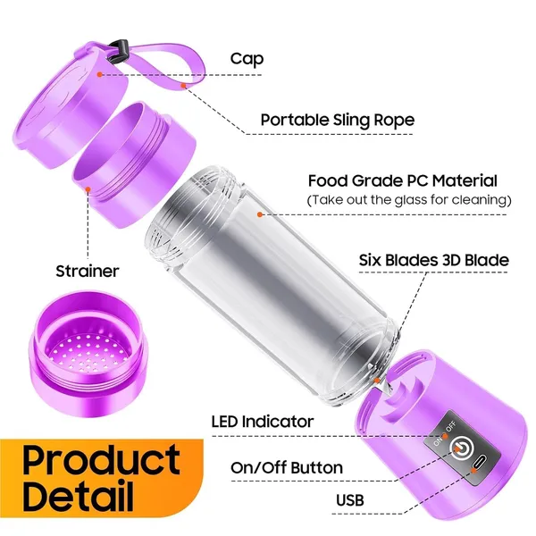 Plastic_6_Blade_Usb_Juicer
