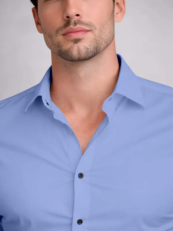 Lavender_Cotton_Blend_Slim_Fit_Shirt_Men