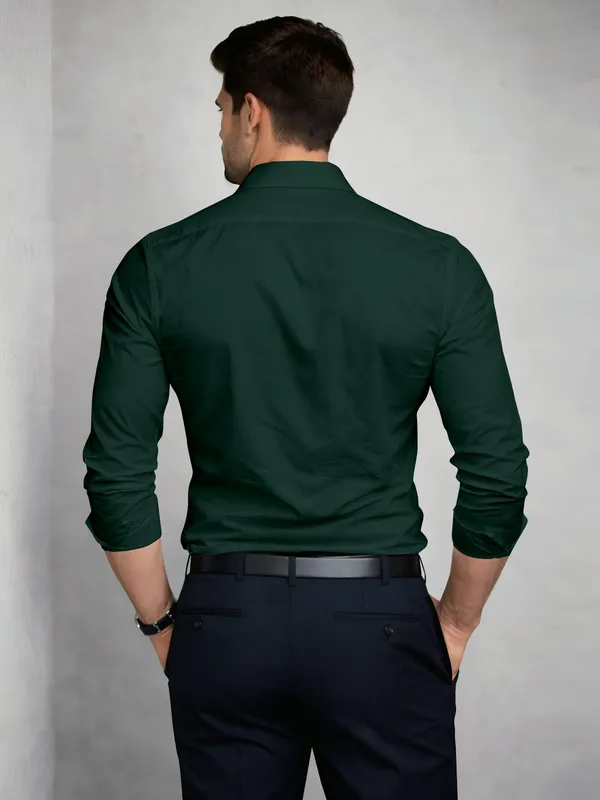 Emerald_Green_Cotton_Blend_Slim_Fit_Shirt_Men