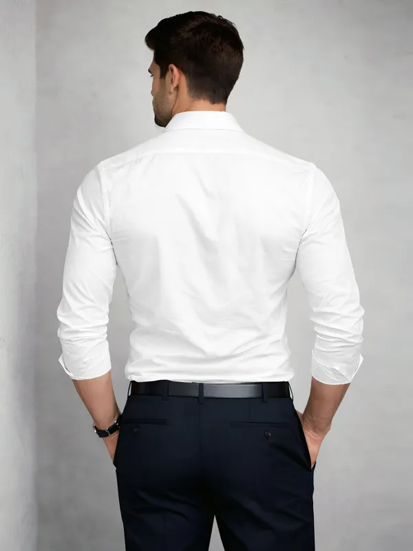 White_Cotton_Blend_Slim_Fit_Shirt_Men