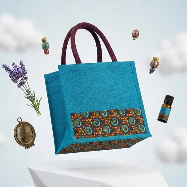 Blue_Designer_Jute_Bag_with_Kalamkari