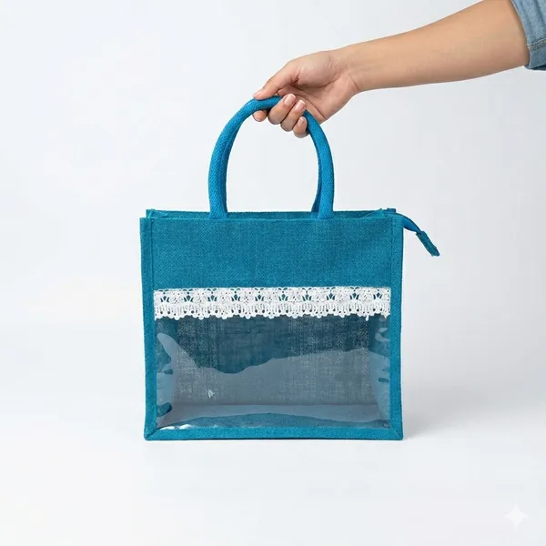 Blue_Jute_Bag_with_Lace