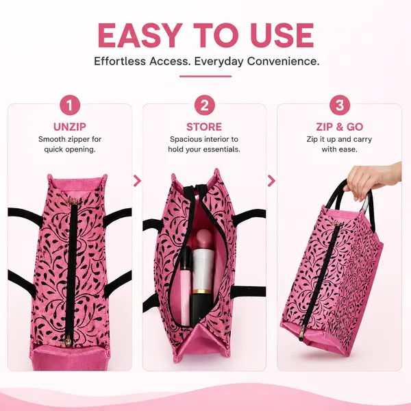 Printed_Pink_Designer_Jute_Bag