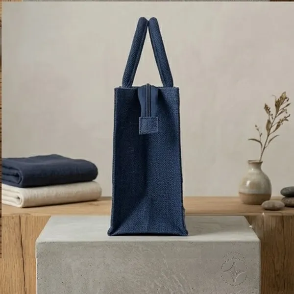 Dark_Blue_Designer_Jute_Bag_with_Kalamkari