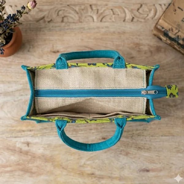 Printed_Green_Designer_Jute_Bag