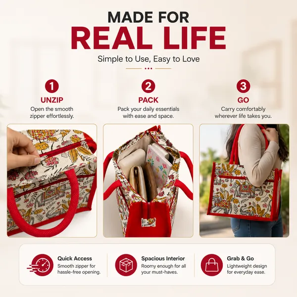 Printed_Red_Designer_Jute_Bag