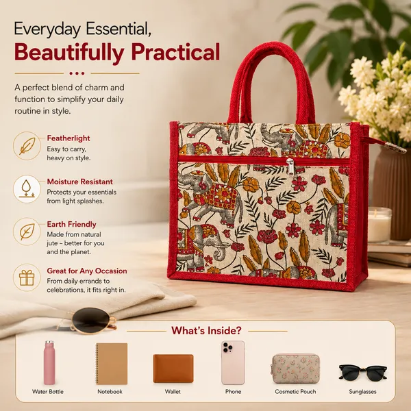 Printed_Red_Designer_Jute_Bag