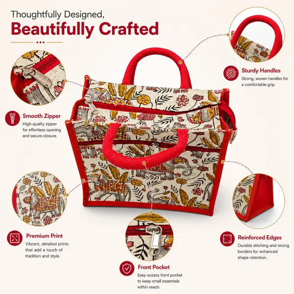Printed_Red_Designer_Jute_Bag