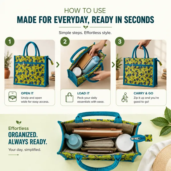 Printed_Green_Designer_Jute_Bag