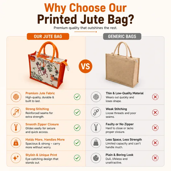 Printed_Orange_Designer_Jute_Bag