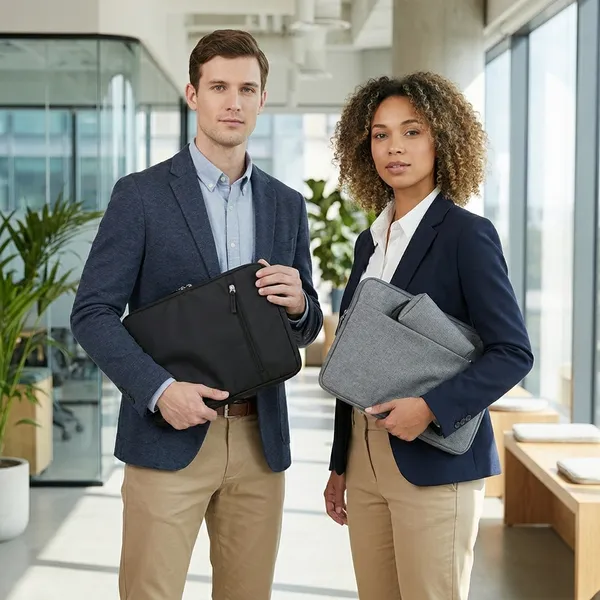 Grey_And_Black_Premium_Heather_Laptop_With_Accessory_Pouch_Sleeve_For_Unisex_(Pack_Of_3)