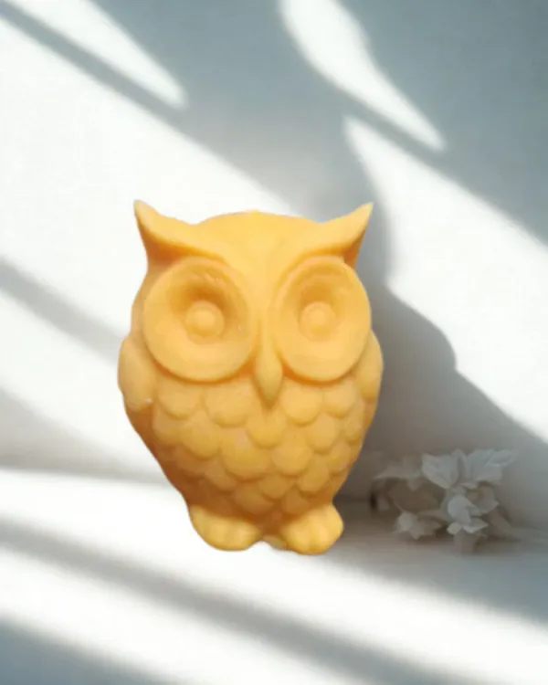 Handcrafted_Owl_Shaped_Decorative_Candle_3_Pcs