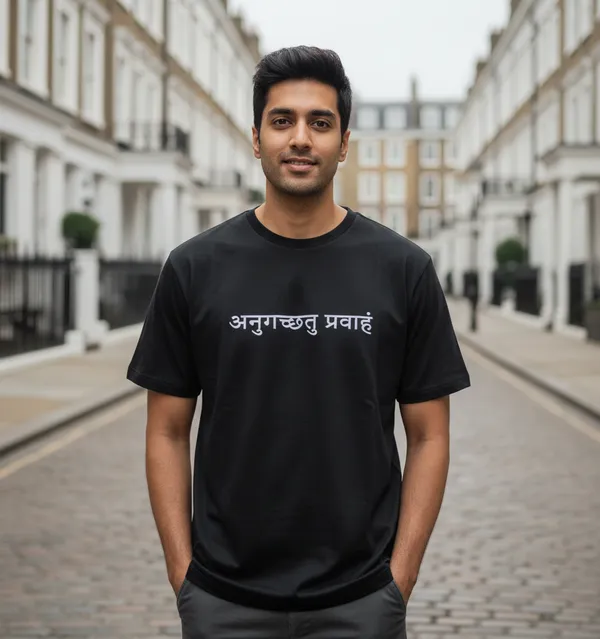 Black_(Go_With_The_Flow)_180_Gsm_Poly_Cotton_Half_Sleeve_T-Shirt