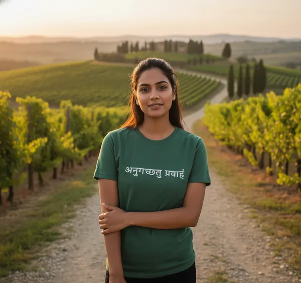 Bottle_Green_(Go_With_The_Flow)_180_Gsm_Poly_Cotton_Half_Sleeve_T-Shirt