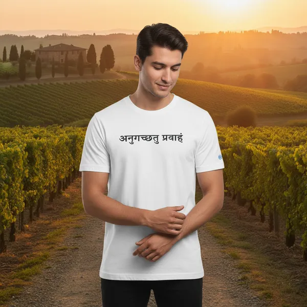 White_(Go_With_The_Flow)_180_Gsm_Poly_Cotton_Half_Sleeve_T-Shirt