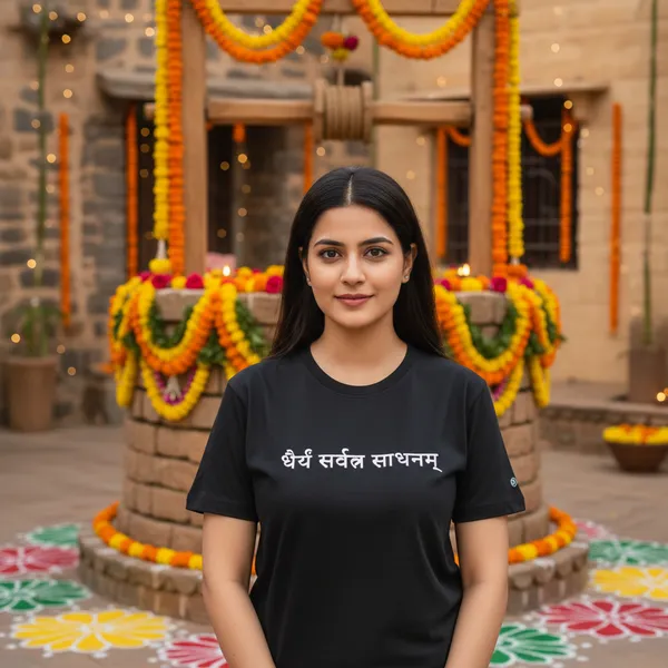 Black_(Patience_Is_The_Key)_180_Gsm_Poly_Cotton_Half_Sleeve_T-Shirt