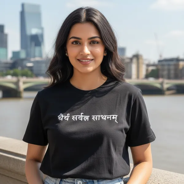 Black_(Patience_Is_The_Key)_180_Gsm_Poly_Cotton_Half_Sleeve_T-Shirt