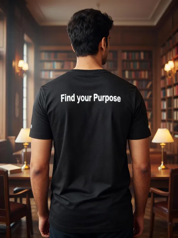 Black_(Find_Your_Purpose)_180_Gsm_Poly_Cotton_Half_Sleeve_T-Shirt