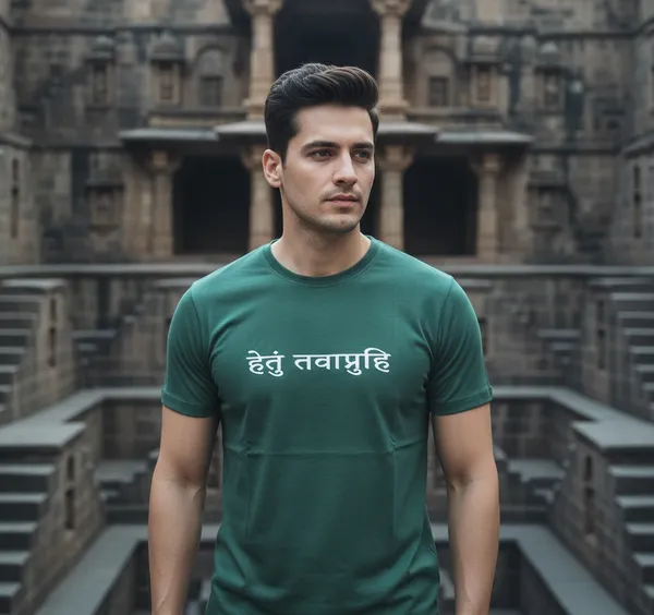 Bottle_Green_(Find_Your_Purpose)_180_Gsm_Poly_Cotton_Half_Sleeve_T-Shirt