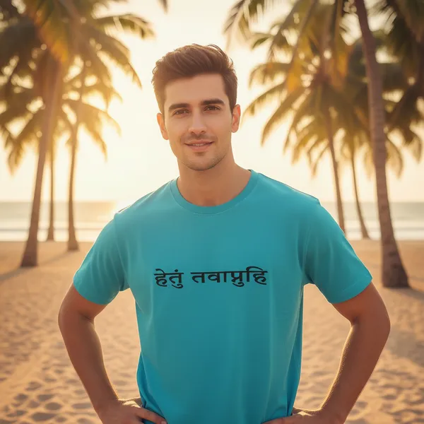 Sky_Blue_(Find_Your_Purpose)_180_Gsm_Poly_Cotton_Half_Sleeve_T-Shirt