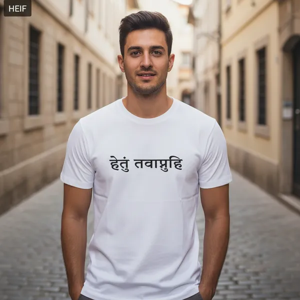 White_(Find_Your_Purpose)_180_Gsm_Poly_Cotton_Half_Sleeve_T-Shirt