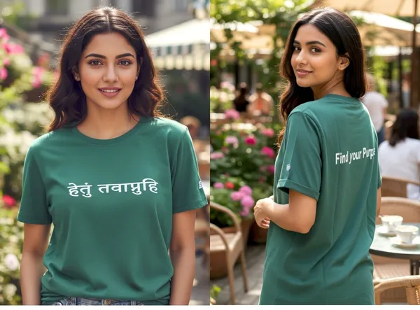 Bottle_Green_(Find_Your_Purpose)_180_Gsm_Poly_Cotton_Half_Sleeve_T-Shirt