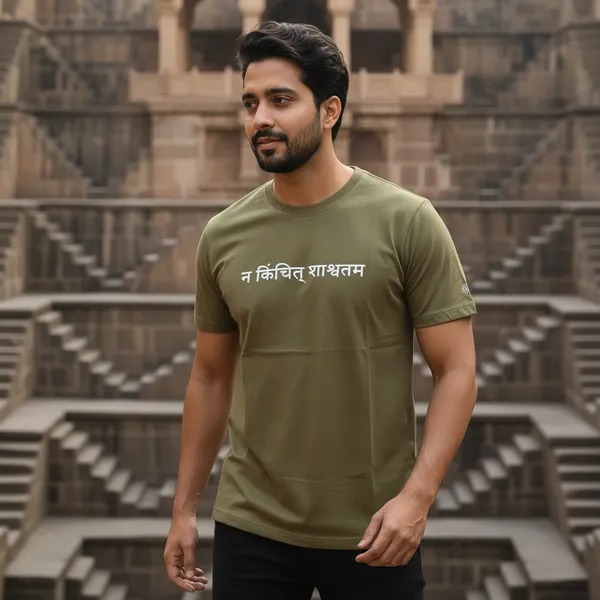 Olive_(Nothing_Is_Eternal)_180_Gsm_Poly_Cotton_Half_Sleeve_T-Shirt