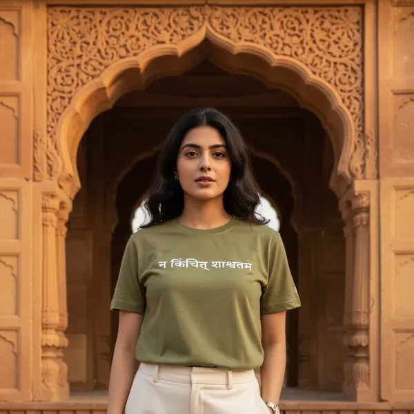 Olive_(Nothing_Is_Eternal)_180_Gsm_Poly_Cotton_Half_Sleeve_T-Shirt