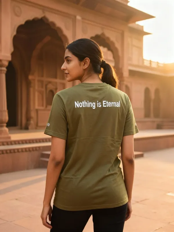 Olive_(Nothing_Is_Eternal)_180_Gsm_Poly_Cotton_Half_Sleeve_T-Shirt