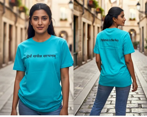 Sky_Blue_(Patience_Is_The_Key)_180_Gsm_Poly_Cotton_Half_Sleeve_T-Shirt