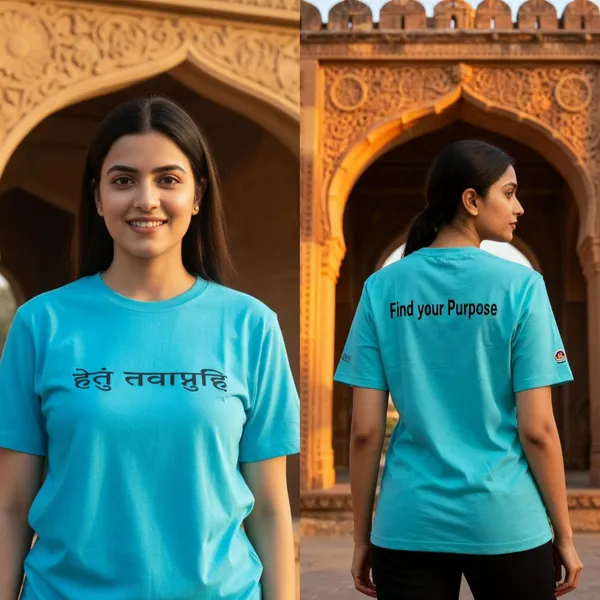 Sky_Blue_(Find_Your_Purpose)_180_Gsm_Poly_Cotton_Half_Sleeve_T-Shirt