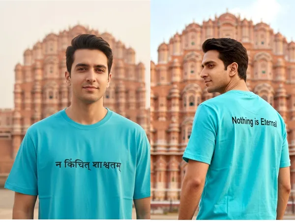 Sky_Blue_(Nothing_Is_Eternal)_180_Gsm_Poly_Cotton_Half_Sleeve_T-Shirt