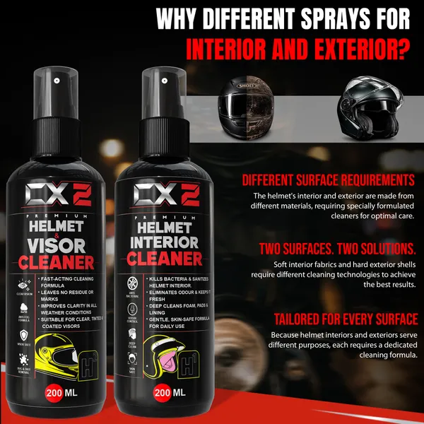Cx2_Helmet_Care_Kit_2-In-1_|_Helmet_Visor_Cleaner_&_Interior_Cleaner_Spray_Combo_(200Ml_Each)_|_Anti-Bacterial_&_Anti-Odour_Formula_|_Quick_Dry_Helmet_Cleaning_Kit_For_All_Bike_Helmets_(Pack_Of_2)