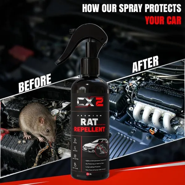 Cx2_Rat_Repellent_Spray_200Ml_For_Car_&_Bike_|_Natural_Mouse_Repellent_Spray_|_Protects_Vehicle_Wires_From_Rat_Damage_|_Non-Toxic_Pest_Control_Spray_|_No_Kill_Formula_For_Cars_Bikes_&_Scooters