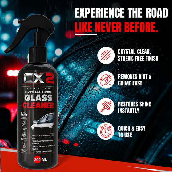 Cx2_Car_Glass_Cleaner_Spray_300Ml_|_Streak-Free_Windshield_&_Window_Cleaner_|_Removes_Hard_Water_Spots_Oil_Film_&_Smudges_|_Interior_&_Exterior_Car_Glass_Cleaning_Spray_For_Cars_Bikes_&_Scooters