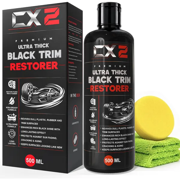 Cx2_Black_Plastic_Reborn_500Ml_|_Plastic_&_Rubber_Restorer_For_Car_&_Bike_|_Restores_Faded_Trim_Bumpers_&_Dashboard_|_Long-Lasting_Uv_Protection_|_Wash_Resistant_Shine_|_Includes_Microfiber_Cloth_&_Applicator_Sponge_(Pack_Of_3)