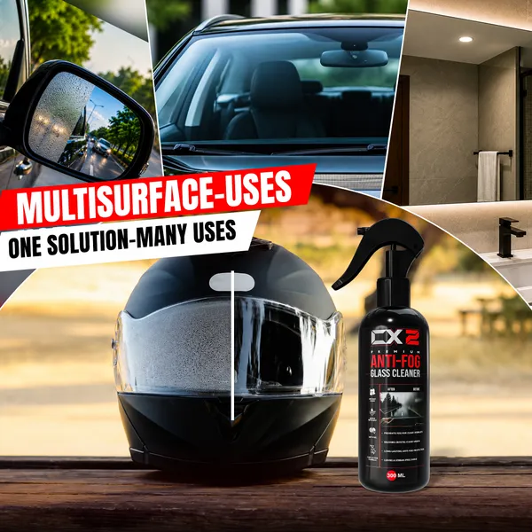 CX2_Premium_Anti_Fog_Glass_Cleaner_300ml_with_Microfiber_Cloth_|_Windshield,_Car_Glass_&_Helmet_Visor_Anti_Fog_Spray_|_Streak-Free_Cleaner_for_Cars,_EV_Cars_&__Helmet_Visor_and_All_Vehicles