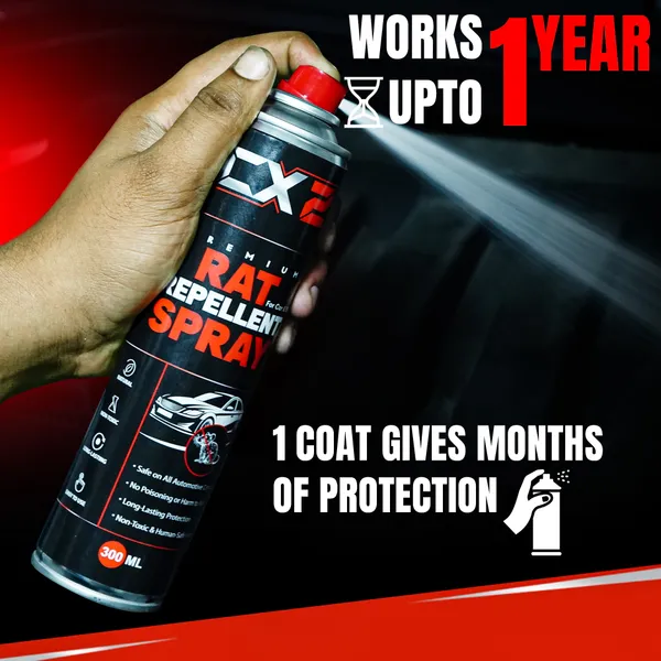 Cx2_Rat_Repellent_Spray_For_Cars_300Ml_|_Human_Safe_No-Kill_Rat_Repellent_Spray_|_2X_Advanced_Rodent_Protection_Formula_|_Protects_Car_Wires_&_Engine_|_Easy_Spray_Nozzle_For_Cars_&_Bikes