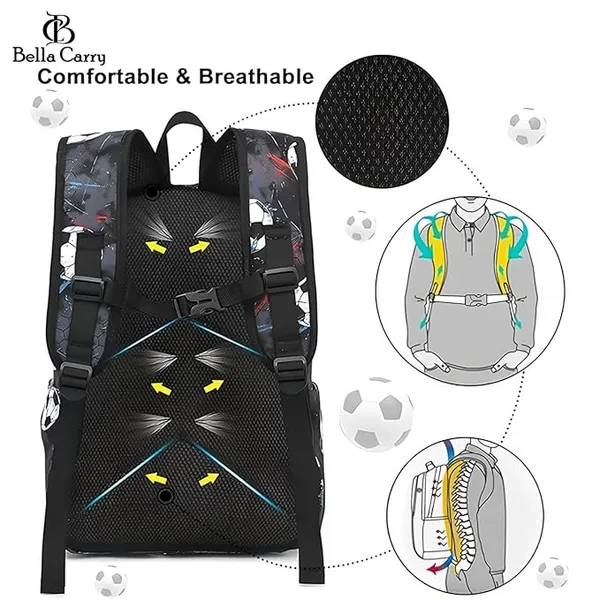 Black_Polyurethane_Zipper_Backpack_For_Unisex_Kids