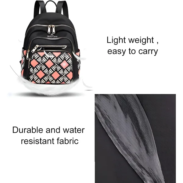 Black_Polyurethane_Zipper_Messenger_Backpack_For_Girls