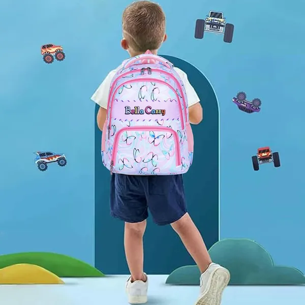 Purple_Polyurethane_Zipper_School_Backpack_For_Girls