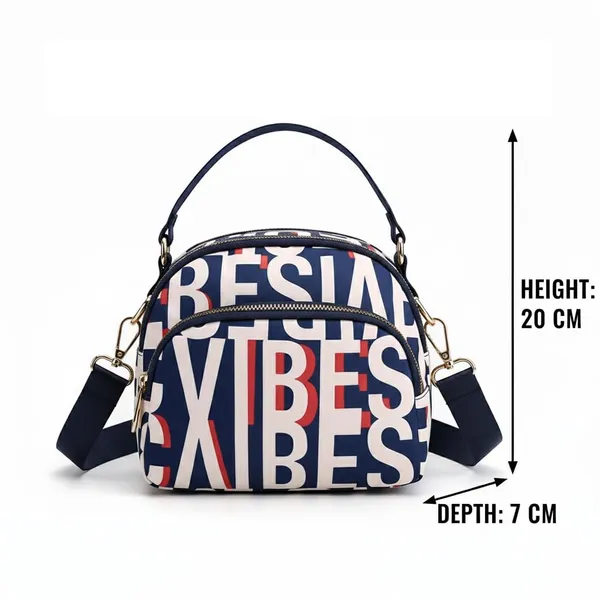 Multicolor_Polyurethane_Zipper_Cross_Body_Hand-Carry_Bag_For_Girls