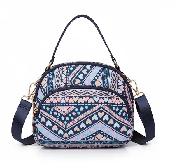 Multicolor_Polyurethane_Zipper_Hand-Carry_Shoulder_Bag_For_Girls