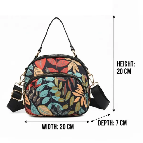 Multicolor_Polyurethane_Zipper_Hand-Carry_Bag_For_Girls