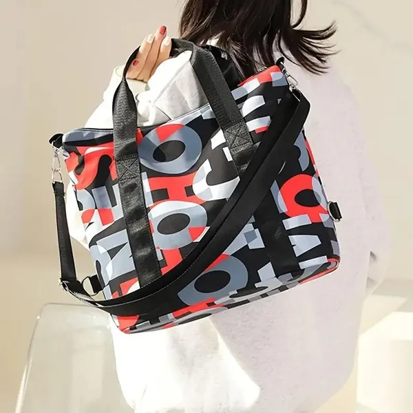Multicolor_Polyurethane_Zipper_Gym_And_Travel_Duffel_Hand-Carry_Bag_For_Girls