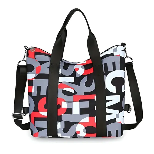 Multicolor_Polyurethane_Zipper_Gym_And_Travel_Duffel_Hand-Carry_Bag_For_Girls