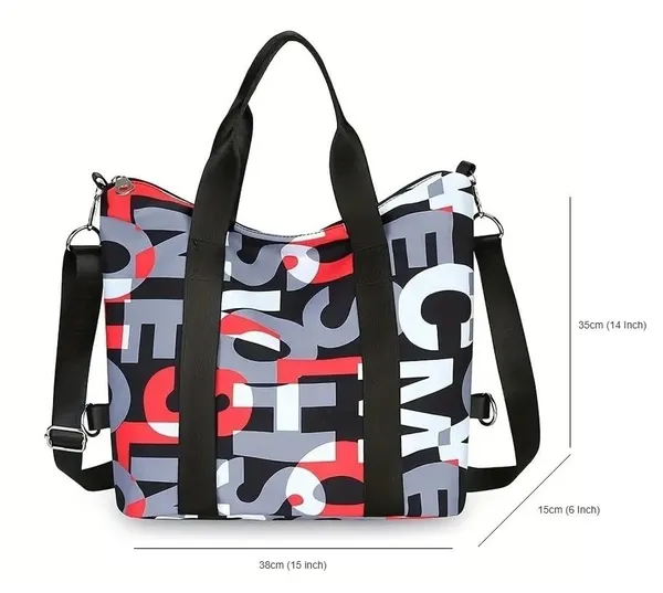 Multicolor_Polyurethane_Zipper_Gym_And_Travel_Duffel_Hand-Carry_Bag_For_Girls