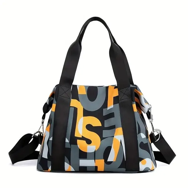 Multicolor_Polyurethane_Zipper_Gym_Duffel_Hand-Carry_Bag_For_Girls