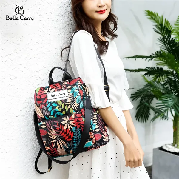 Multicolor_Polyurethane_Zipper_Backpack_For_Girls